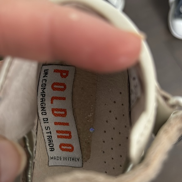 Beige baby girl shoes with straps - Picture 5 of 6